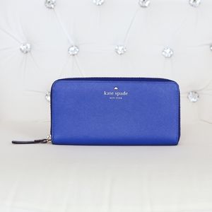 Kate Spade New York Royal Blue Continental Wallet
